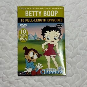 Betty Boop In Color Television Classics DVD 10 Episodes Sealed